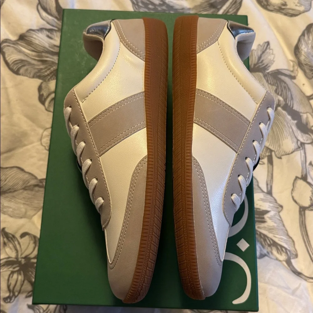 J.Crew field sneakers in metallic BT984